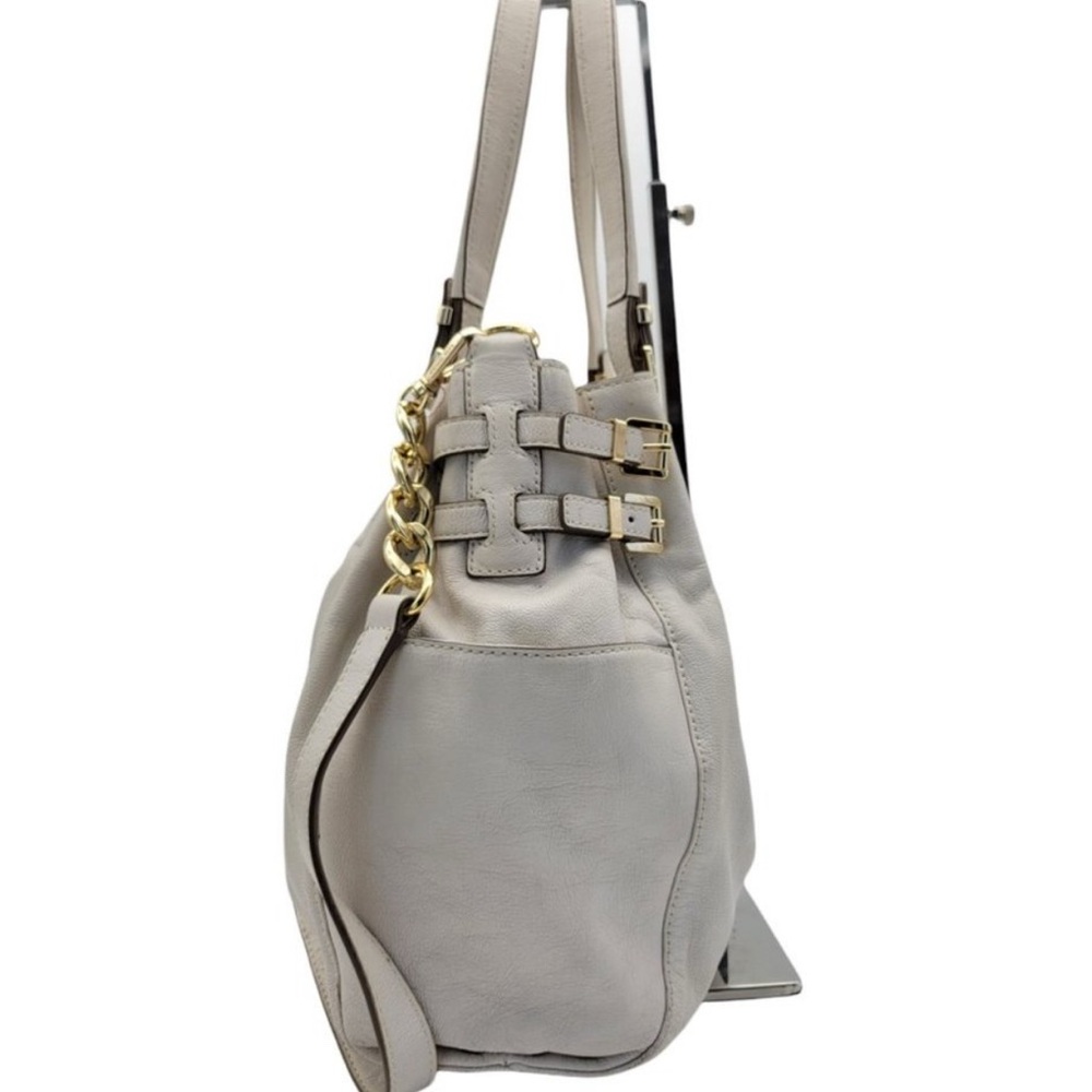 Michael Kors Cream Satchel with Gold Accents - Picture 3 of 9